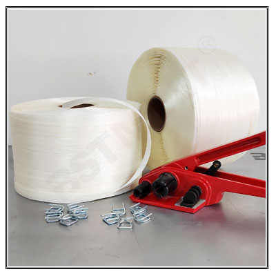 Baling Press Hot Melted Polyester strapping|BANDINGSTRAP.NET